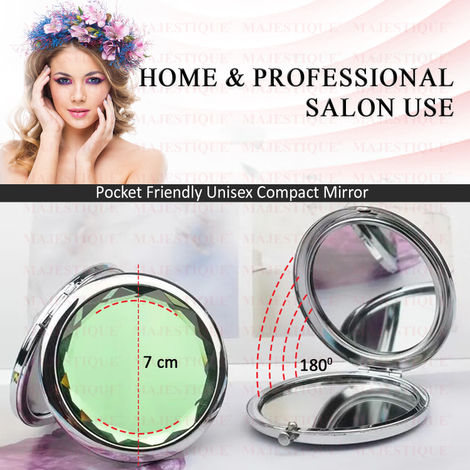 Foldable shop makeup mirror