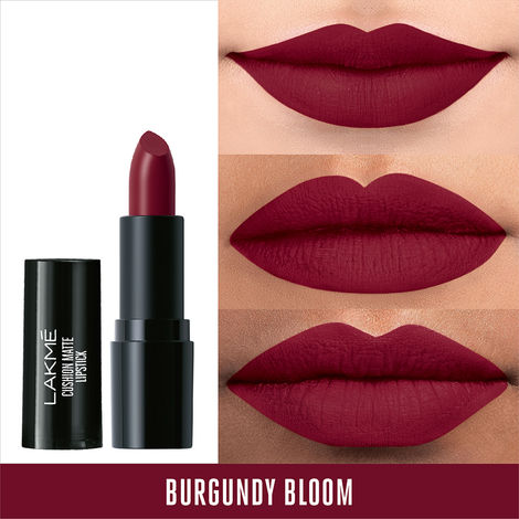 Buy Lakme Cushion Matte Lipstick Burgundy Bloom 4.5 g Online