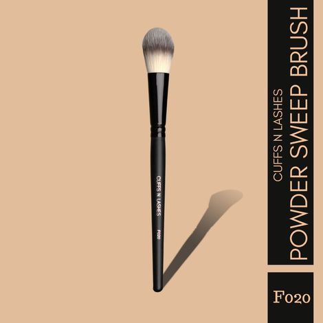 Cuffs N Lashes Makeup Brushes, F020 Powder Sweep Brush