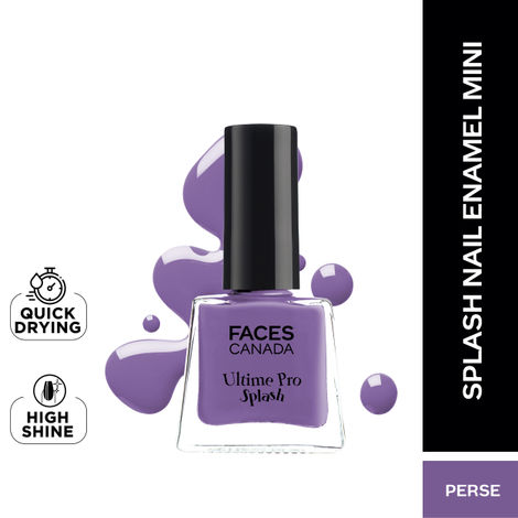 FACES CANADA Ultime Pro Splash Mini Nail Enamel - Perse 31 (5ml) | Quick Drying | Glossy Finish | Long Lasting | No Chip Formula | High Shine Nail Polish For Women | No Harmful Chemicals