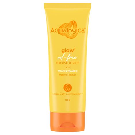 Aqualogica Glow+ Oil Free Moisturizer with Papaya & Vitamin C for Glowing Skin - 100g