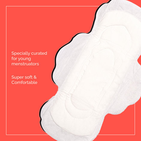 Buy The Woman's Company Teenage Sanitary Pads for Girls Organic Ultra Soft  Cotton Mini Pads, Antibacterial, Biodegradable & Rash-Proof Sanitary  Napkins for Teenagers (Pack of 12) for Women Online in India