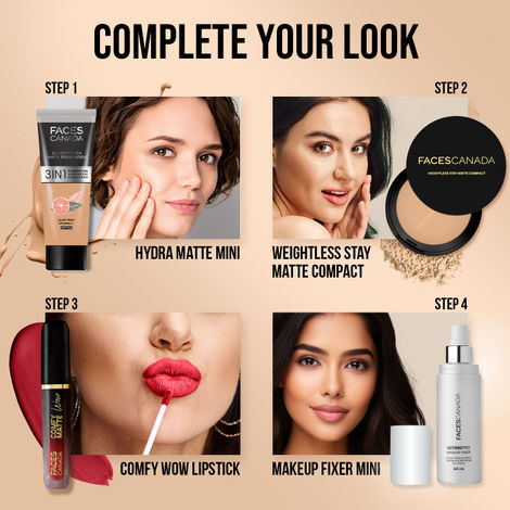 FACES CANADA Weightless Stay Matte Puder – Kompaktpuder Mit LSF, Für Matten Teint