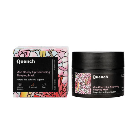 Quench Botanics Mon Cherry Lip Nourishing Sleeping Mask, 15ml