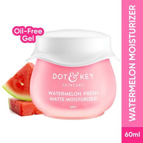 Dot & Key Watermelon Fresh Matte Moisturizer with Watermelon Extracts | peach & Glycolic