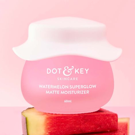 Dot & Key Watermelon Superglow Matte Moisturizer with Watermelon Extracts | peach & Nettle leaf