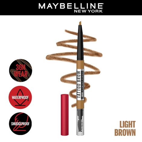 Buy Maybelline Tattoo Brow 3 Day Styling Brow Gel Warm Brown Semi-Permanent  Tinted Eyebrow Gel 6 ml Online at Best Prices in India - JioMart.