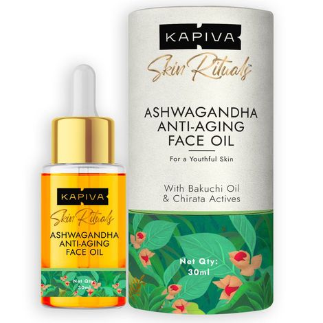 Kapiva Ashwagandha Anti-Aging Face Oil (30 ml)