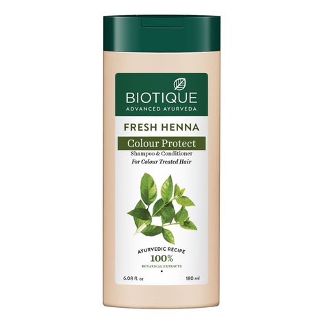 Biotique Fresh Henna Colour Protect Shampoo With Conditioner 180ml