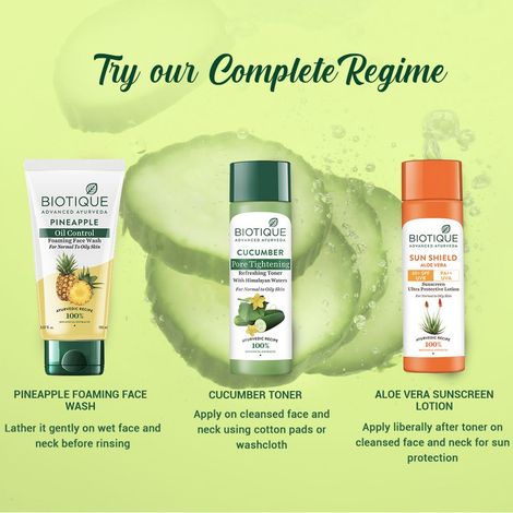Biotique cucumber outlet toner