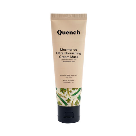 Quench Botanics Mesmerice Ultra Nourishing Cream Mask | Korean Skin care, 50ml