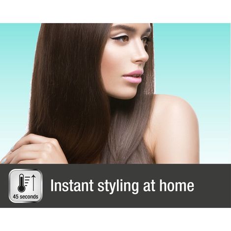 Havells HS4101 Ceramic Plates Fast Heat up Hair Straightener Straightens Curls Suitable for all Hair Types Purple
