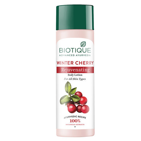 Biotique Winter Cherry Rejuvenating Body Lotion (190 ml)