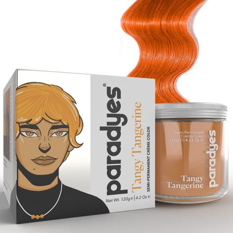 Paradyes Ammonia Free Tangy Tangerine Semi-Permanent Hair Color (120 g)