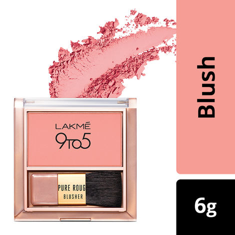 Lakme 9 To 5 Pure Rouge Blusher - Nude Flush ( 6 g)