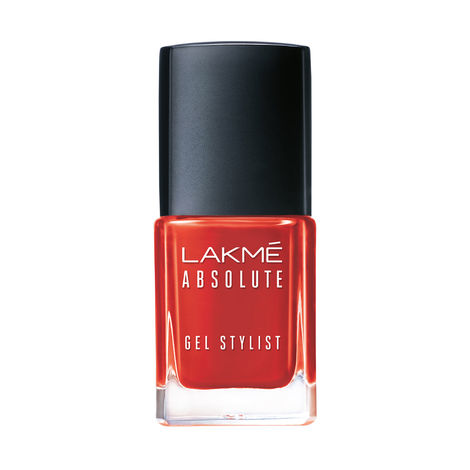 Lakme Absolute Gel Stylist Nail Color - Tomato Tango (12 ml)