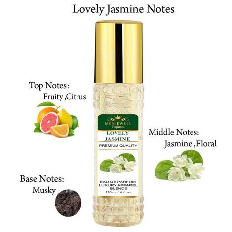 Menjewell Jasmine Perfume For Women Premium Luxury Long Lasting