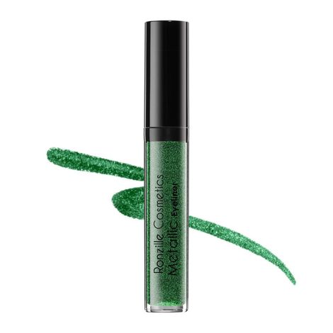 Ronzille shimmer Metallic Glitter Eyeliner Green