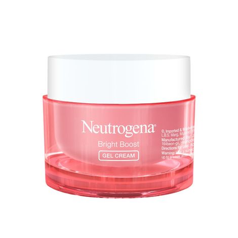 Neutrogena Bright Boost Gel Cream Face Moisturizer Mini with Neoglucosamine, AHA and PHA for Brighter Skin from the first use