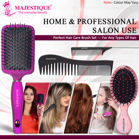 Professional hair outlet brushes and combs