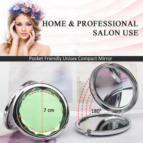 Magnifying Compact Mirror for Purses,Folding Mini Pocket Double Sided  Travel Makeup Mirror,Perfect for Purse, Pocket and Travel - Walmart.com