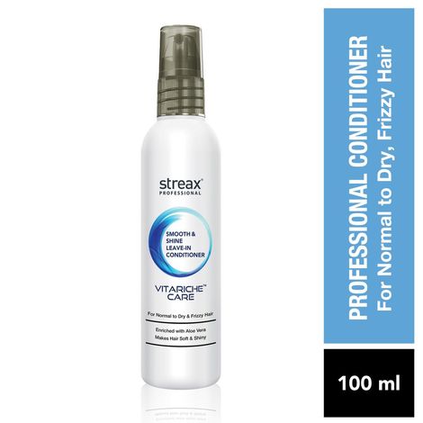 Streax Professional Vitariche Care Smooth & Shine Leave-in- Conditioner (100 ml)