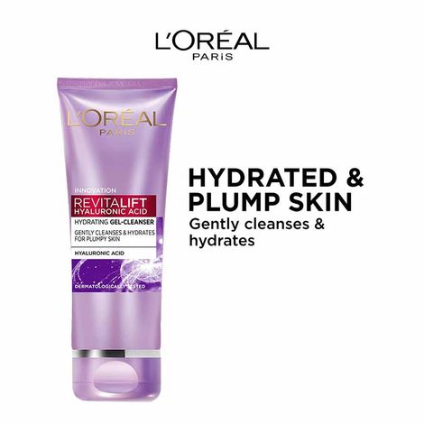 L'Oreal Paris Revitalift Hyaluronic Acid Hydrating Gel Cleanser (50 ml)