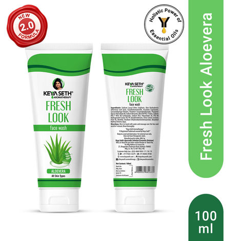 Keya Seth Aromatherapy Fresh Look Face Wash Aloe Vera Pack of 2