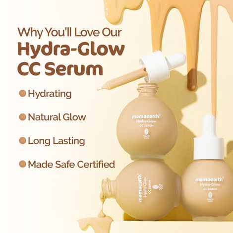 Mamaearth Hydra Glow CC Serum with Vitamin C Hyaluronic Acid