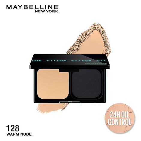 Maybelline New York Fit Me Matte + Poreless Powder Foundation, Shade 128 9g