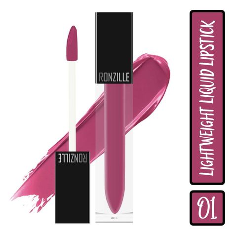 Ronzille Weightless Mousse Lipstick Long Smash Infused with Jojoba Oil-01