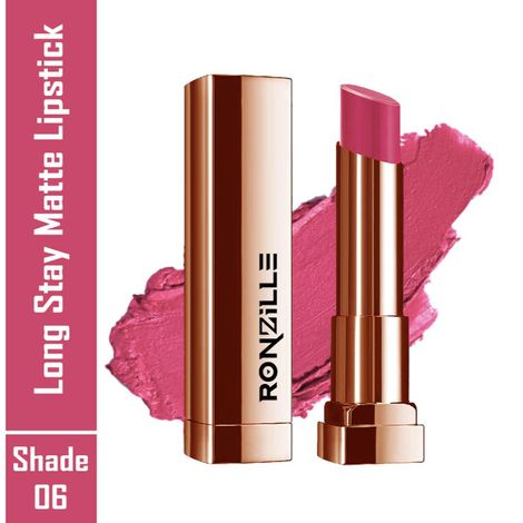 Ronzille RC Long Stay Creamy Matte Lipstick With Intense Colour -06