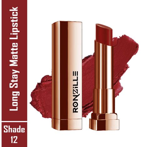 Ronzille RC Long Stay Creamy Matte Lipstick With Intense Colour -12