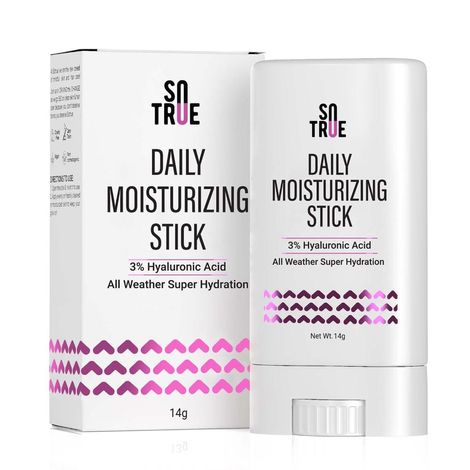 Sotrue Daily Moisturizer For Face | 3% Hyaluronic Acid Moisturizing Stick | Fast Absorbing, Lightweight & Non Sticky | All Weather Face Moisturizer For Women & Men | For All Skin Types | 14g
