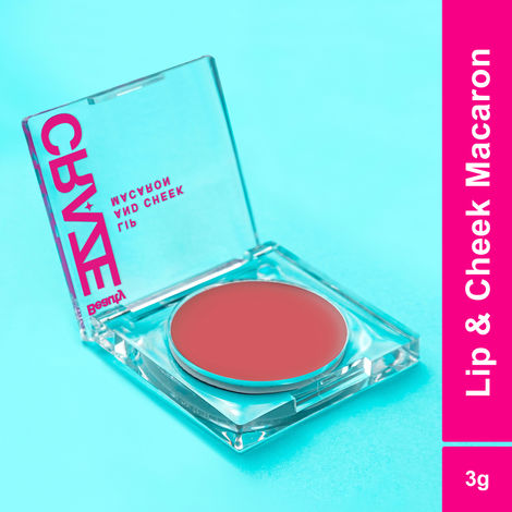 Swiss Beauty Craze Lip and Cheek Macaron| With goodness of Vitamin E and Olive oil | Multipurpose cream for Lips, cheeks and eyelids |Shade- 3, Apple Pie |