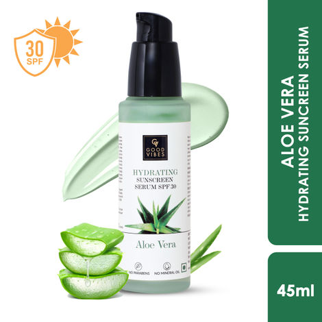 Good Vibes Aloe Vera Hydrating Sunscreen Serum SPF30 (45 ml)