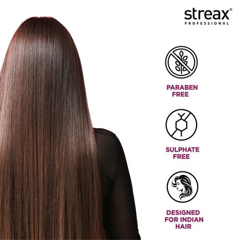 Streax pro hotsell hair straightening shampoo