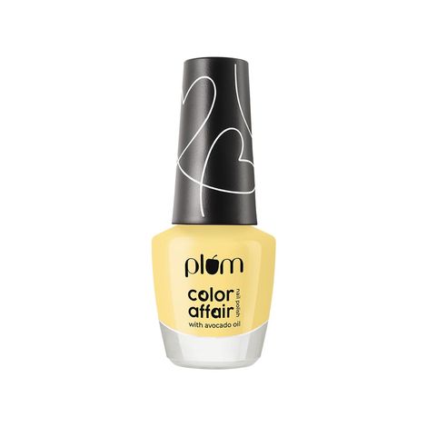 Plum Color Affair Nail Polish Summer Sorbet Collection | High Shine & Plump Finish | 7-Free Formula |Lemon -153