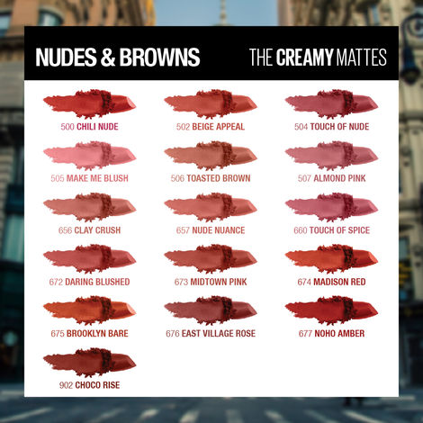 Maybelline New York Color Sensational Creamy Matte Lipstick Rich Ruby 3.9 g