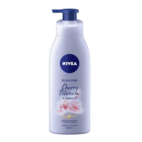 NIVEA Body Lotion Oil in Lotion Cherry Blossom & Jojoba Oil 400ml