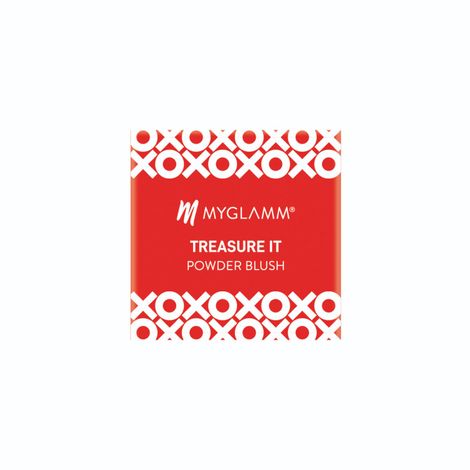 MyGlamm Treasure IT Powder Matte Blush-Lust-4gm