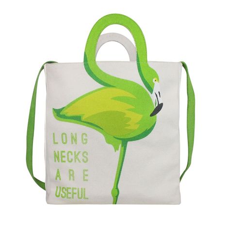 Colorbar Co-Earth Miss Flamingo Tote - Lime Green 720gm