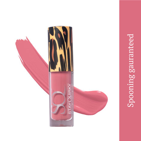 Stay Quirky Mini Liquid Lipstick Nude - Spooning Guaranteed 1 | Highly Pigmented | Non-drying | Long Lasting | Easy Application | Water Resistant | Transferproof | Smudgeproof (1.6 ml)