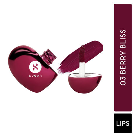 SUGAR Cosmetics LA LA Love 18HR Liquid Lipstick 03 Berry Bliss