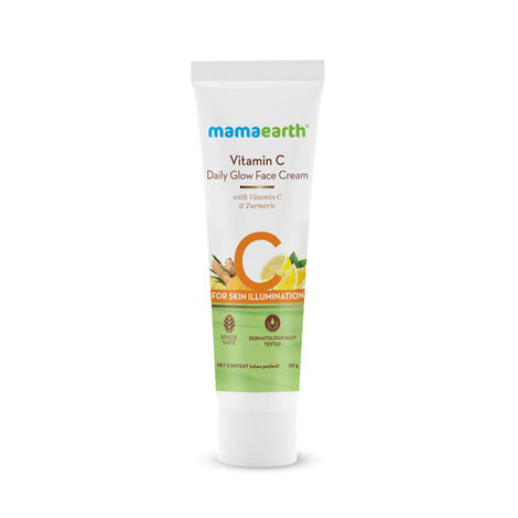 Mamaearth Vitamin C Daily Glow Face Cream With Vitamin C & Turmeric for Skin Illumination - 20 g