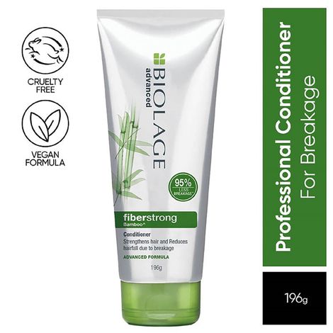 BIOLAGE Advanced Fiberstrong Conditioner 196g | Paraben free|Reinforces Hair Strength & Elasticity | For Hairfall due to hair breakage