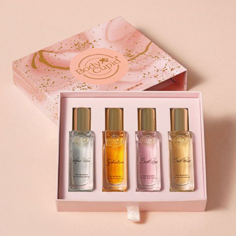 Body Cupid Luxury Perfume Gift Set 4x20 ML For Women, Luxury Scent with  Long Lasting Fragrance, Eau De Parfum, Valentine Day Gift for Her, Aqua  Wave, Secret Love