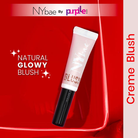 NY Bae Creme Blush | Moisturizing | Liquid Cream Lip and Cheek Tint | Natural Korean Skin | Cherry Orange 02 (10g)