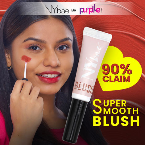 NY Bae Creme Blush | Moisturizing | Liquid Cream Lip and Cheek Tint | Natural Korean Skin | Merry Maroon 01 (10g)