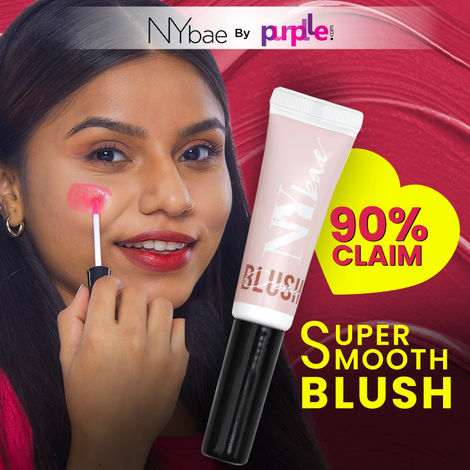 NY Bae Creme Blush | Moisturizing | Liquid Cream Lip and Cheek Tint | Natural Korean Skin | Pouty Pink 05 (10g)